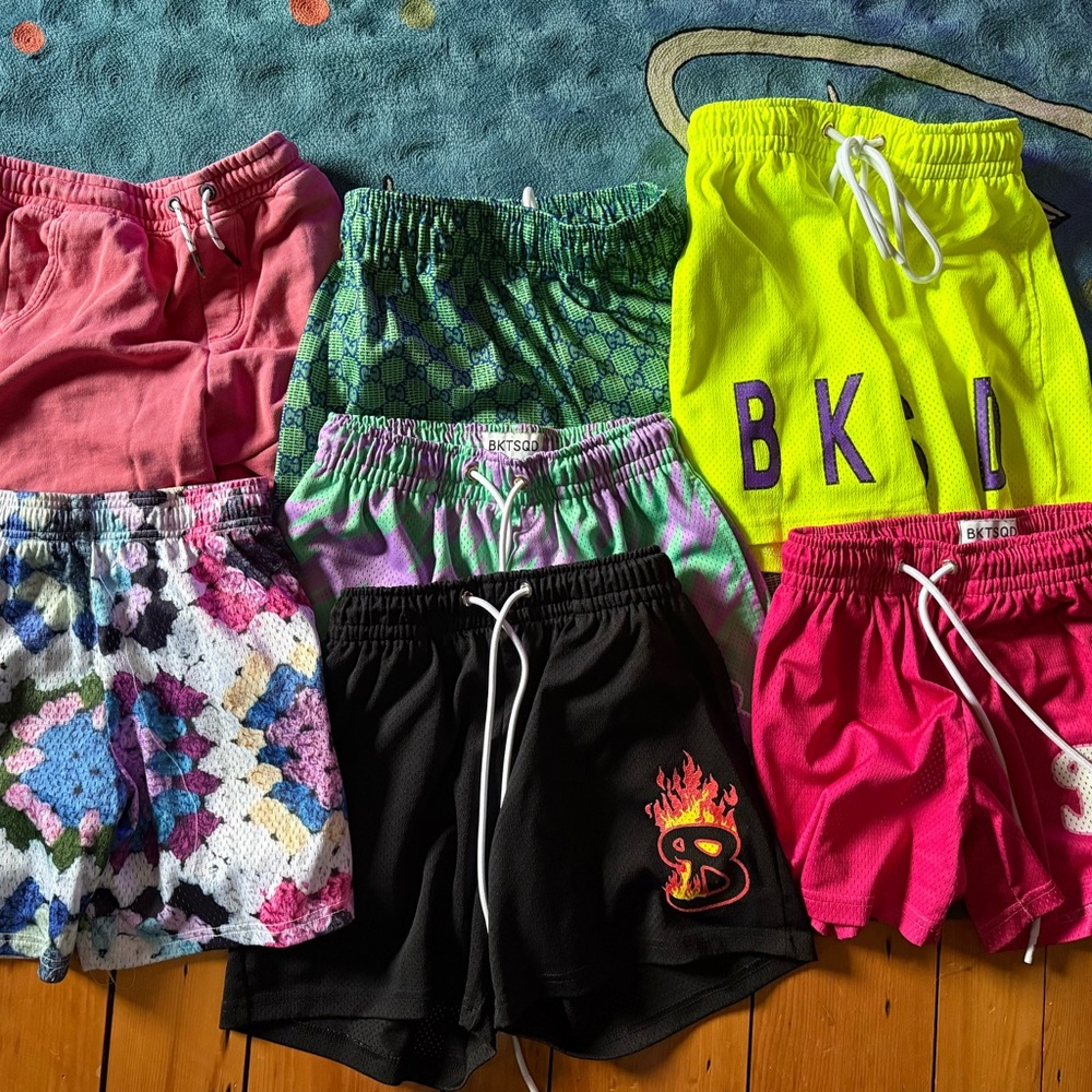Kids Colorful Shorts Set